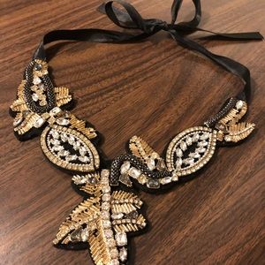 Handmade tie necklace